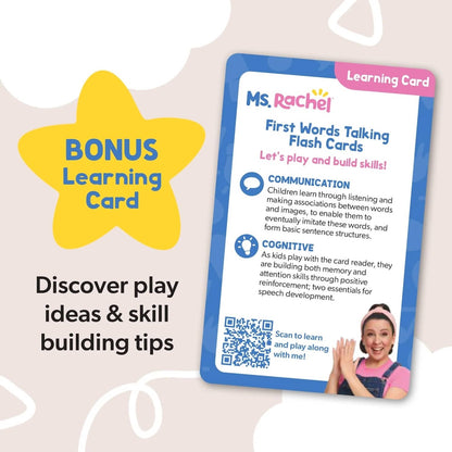Ms. Rachel - First Words Talking Flash Cards - Spin Master
