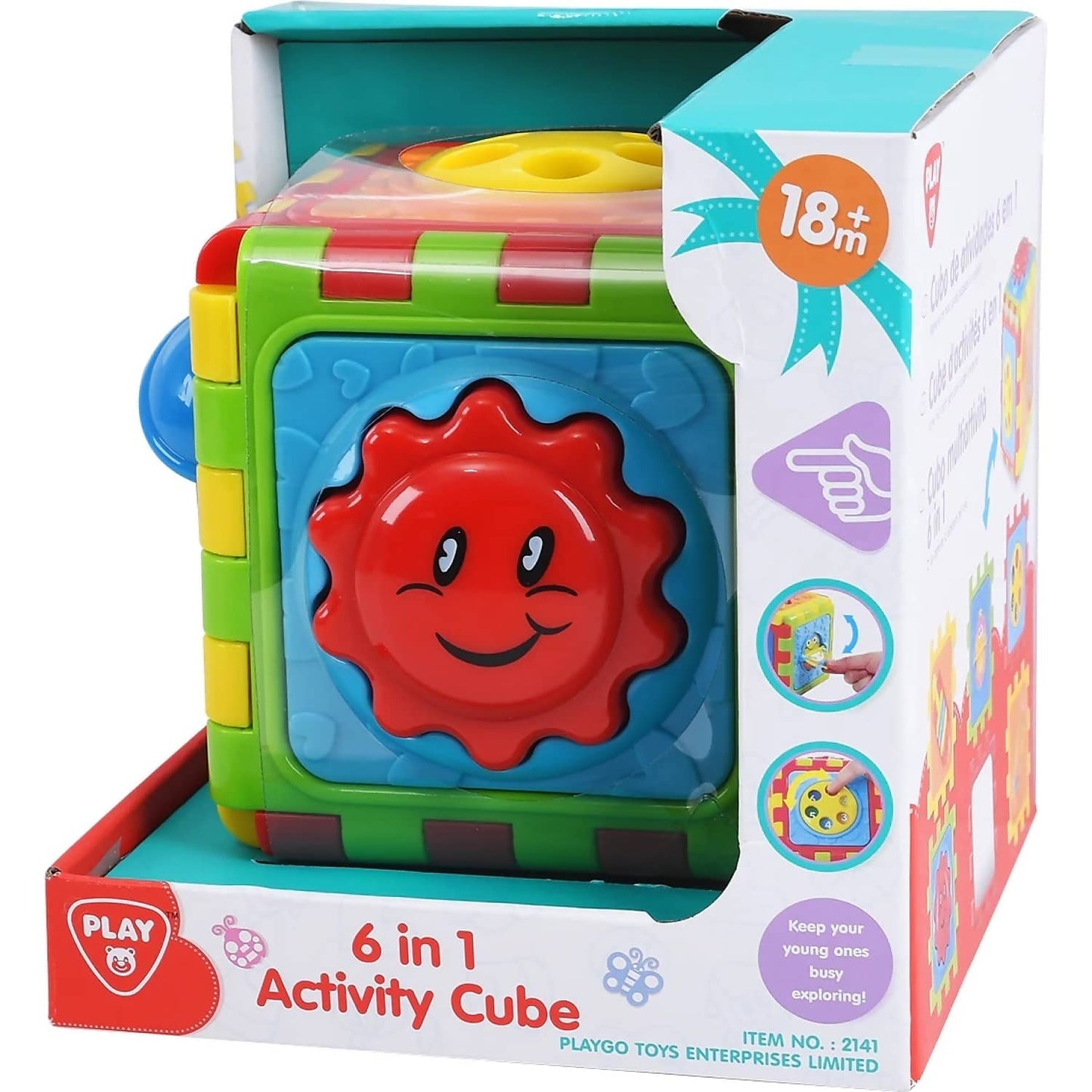Playgo Toys Ent. Ltd  -  6-In-1 Activity Cube