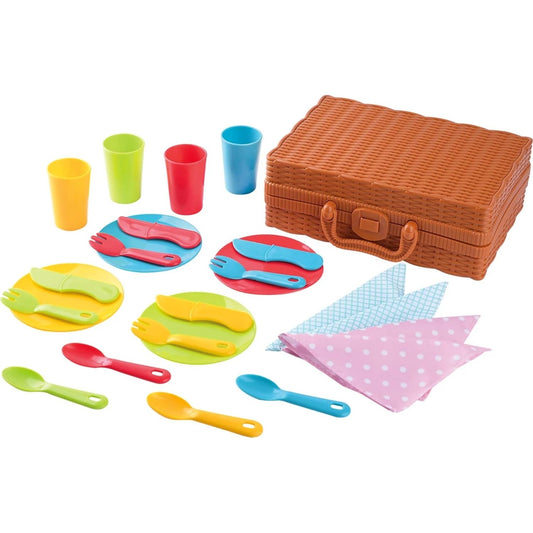 Playgo Toys Ent. Ltd  -  Picnic Party with Basket 25Pcs