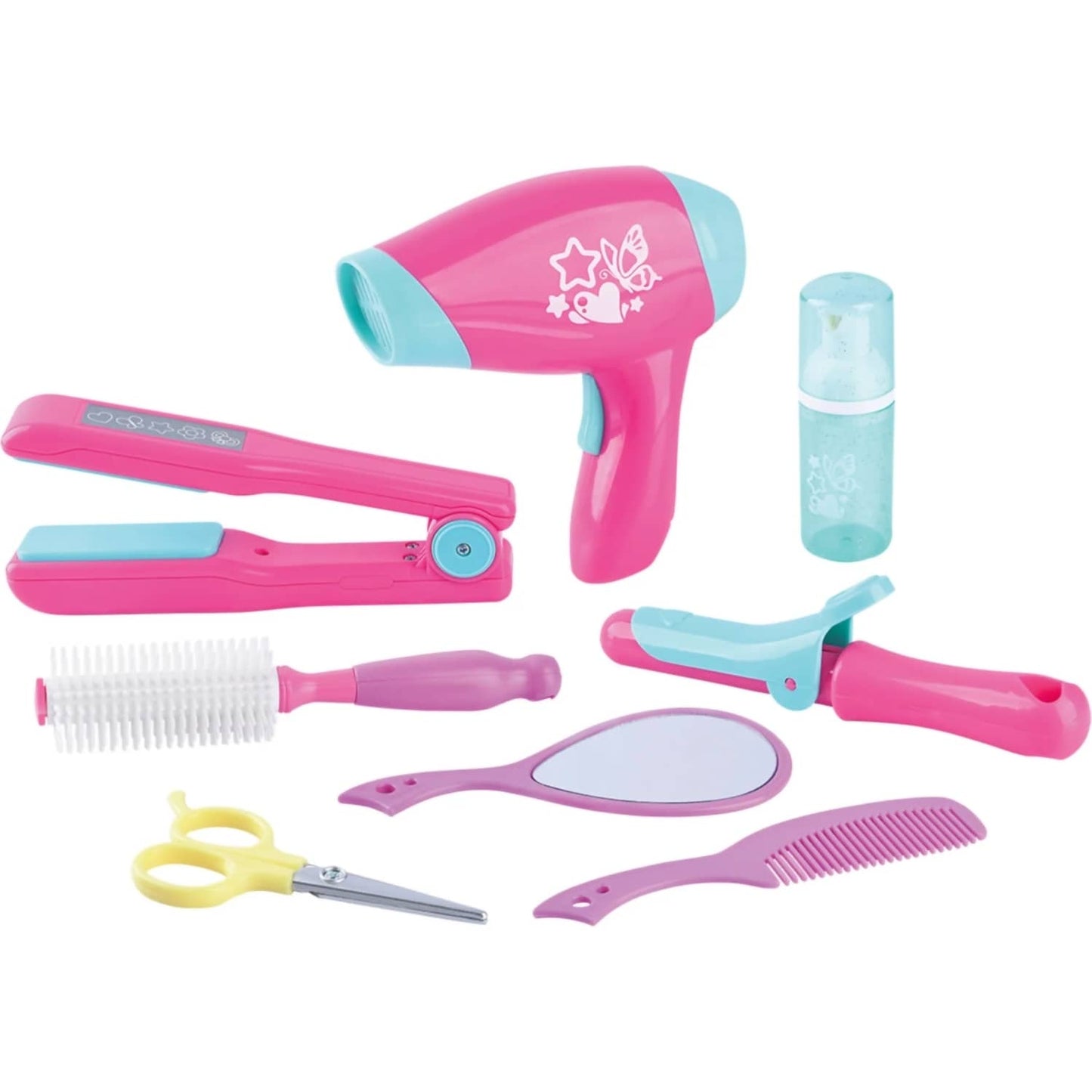 Playgo Toys Ent. Ltd  -  Glam Hair Styling Set 8Pcs