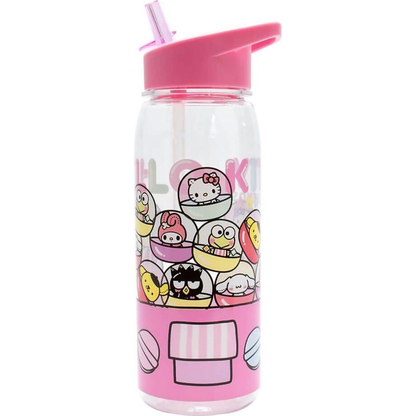 Hello Kitty -  and Friends - Hello Kitty Flip Top Bottle 650ml - Jasnor