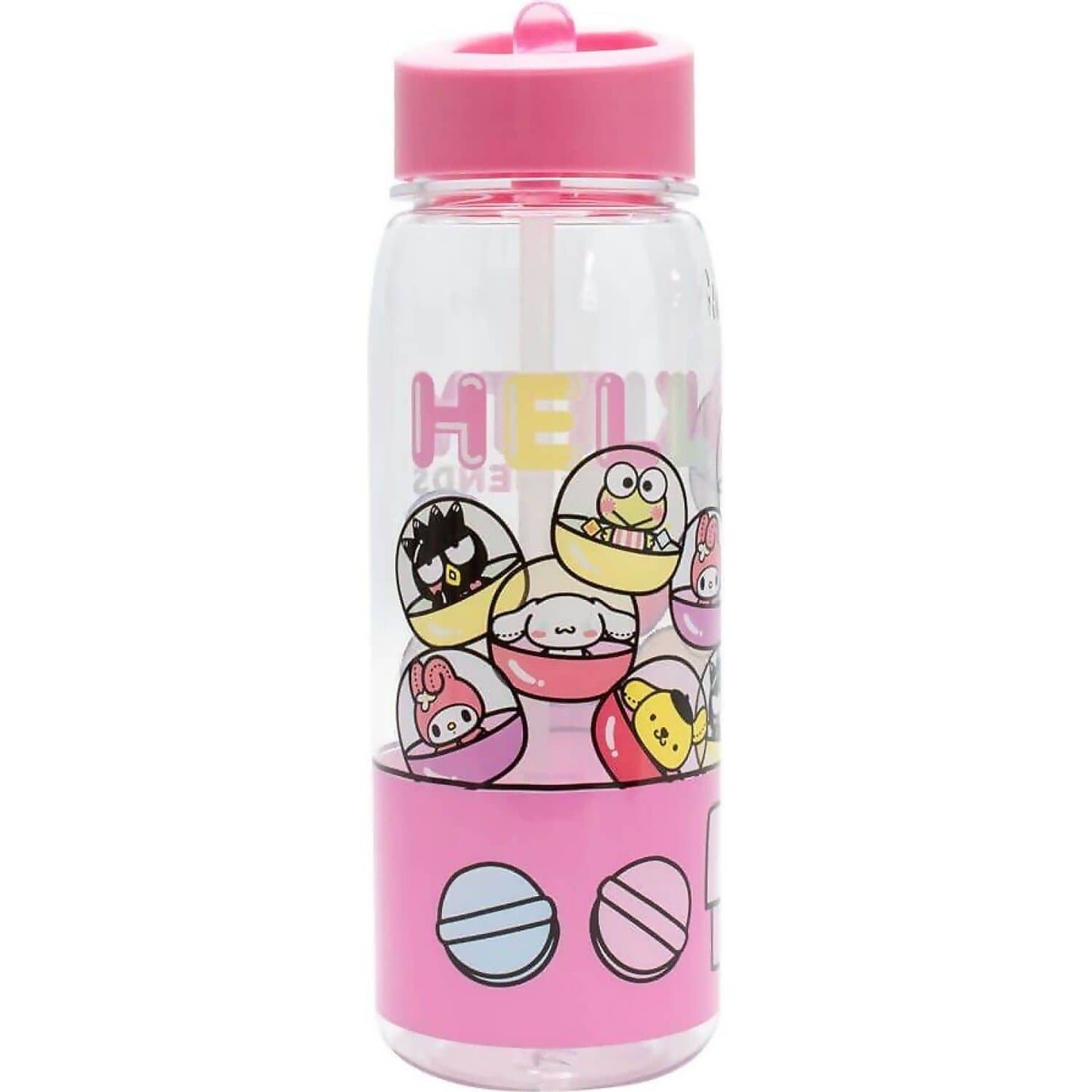 Hello Kitty -  and Friends - Hello Kitty Flip Top Bottle 650ml - Jasnor