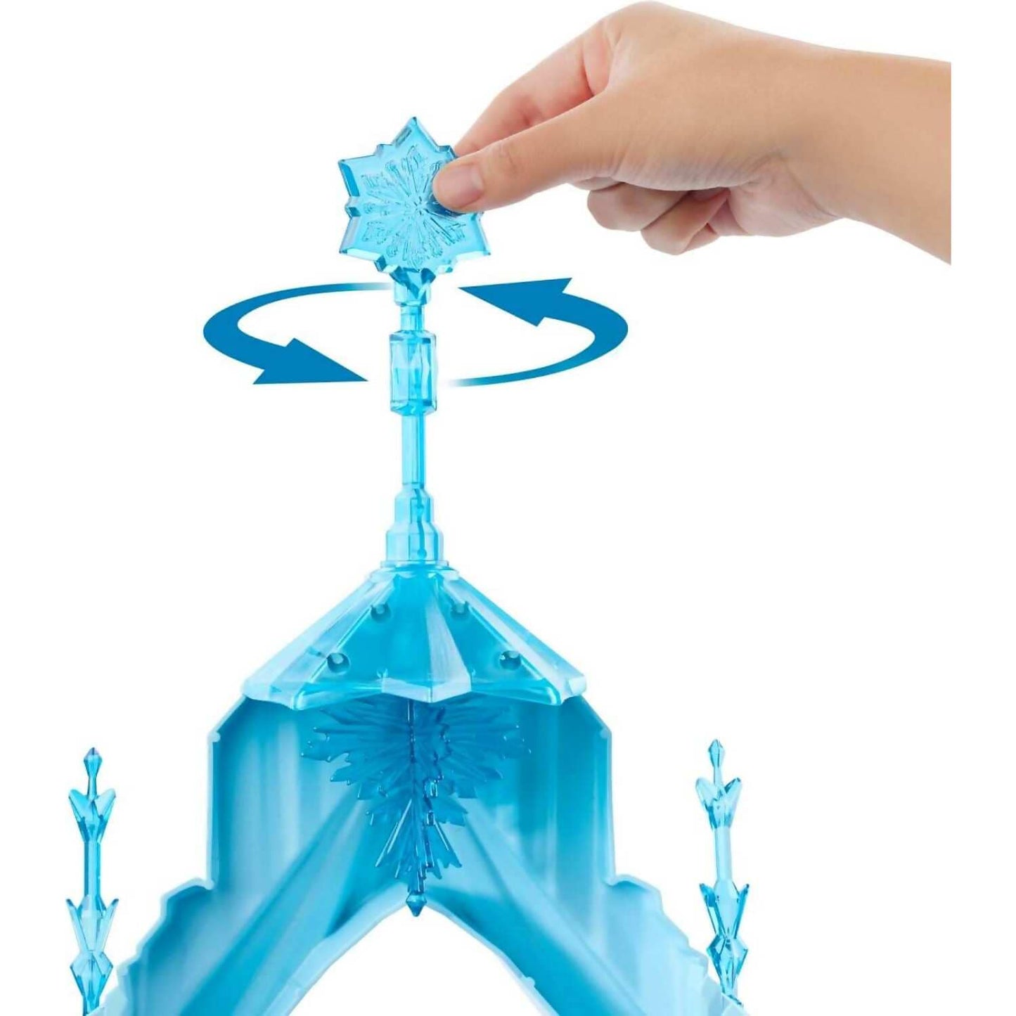 Disney -  Frozen- Elsa's Frozen Ice Palace Castle Playset with Olaf & Accessories - Mattel