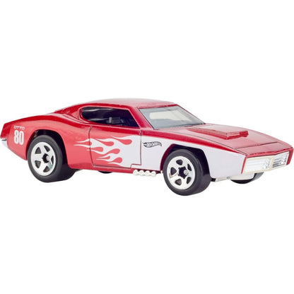 Hot Wheels - Mattel 80th Anniversary 5-Pack of 1:64 Scale Toy Cars With Collectible Deco