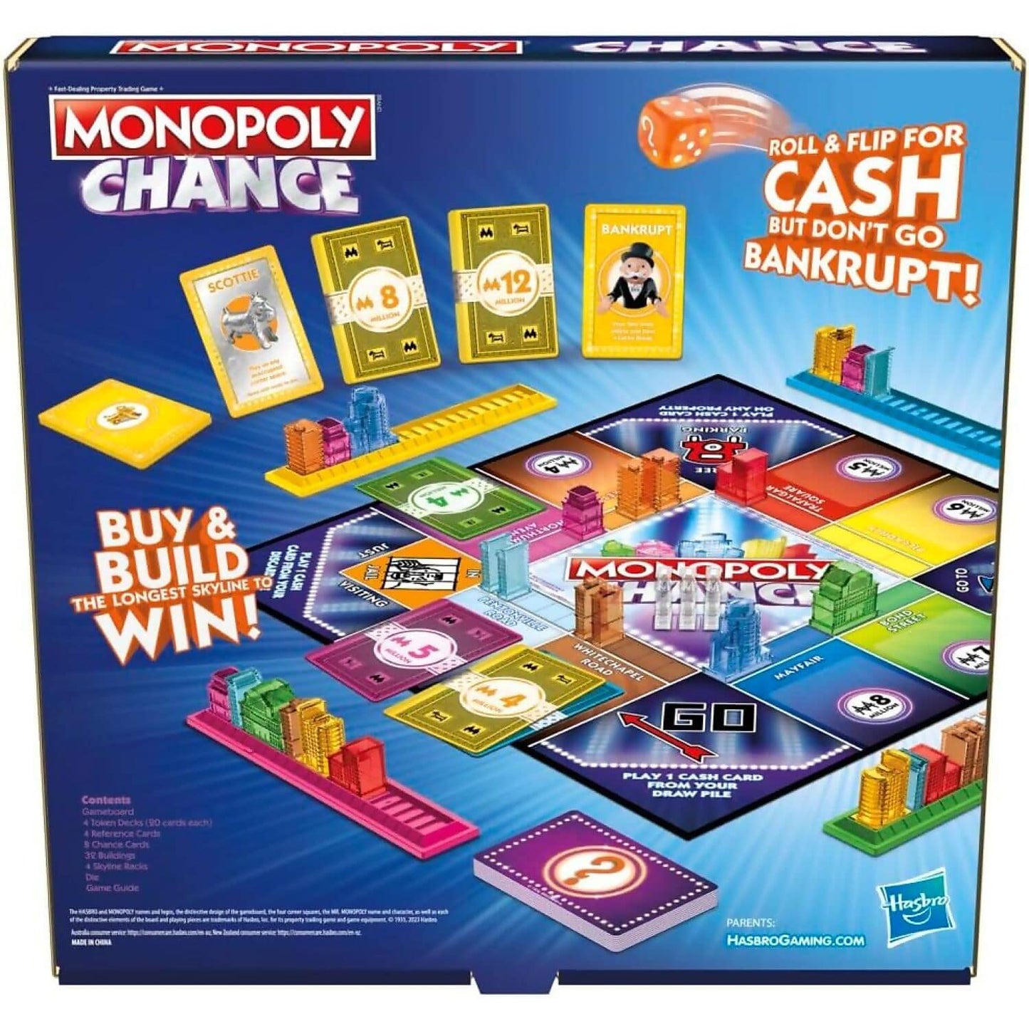 Hasbro -  Gaming - Monopoly Chance Board Game