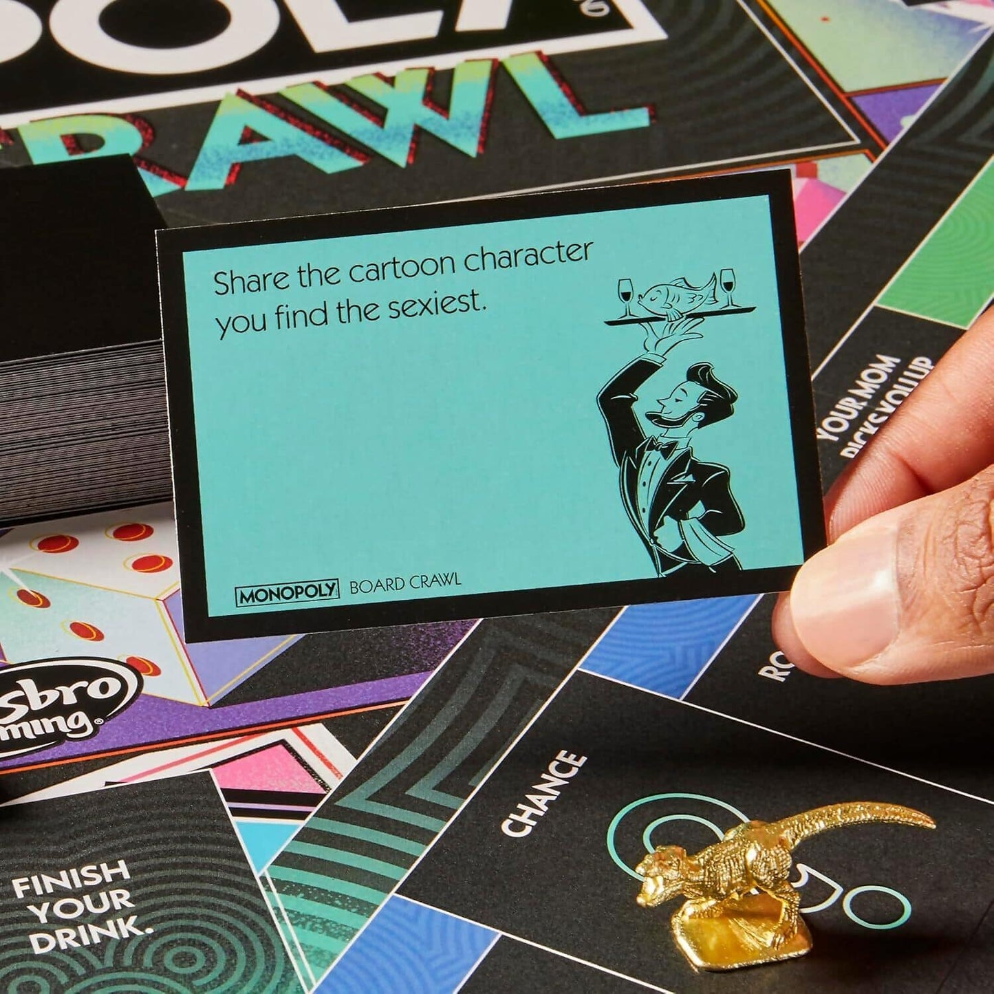 Hasbro -  Gaming - Monopoly Board Crawl Party Drinking Game for Adults