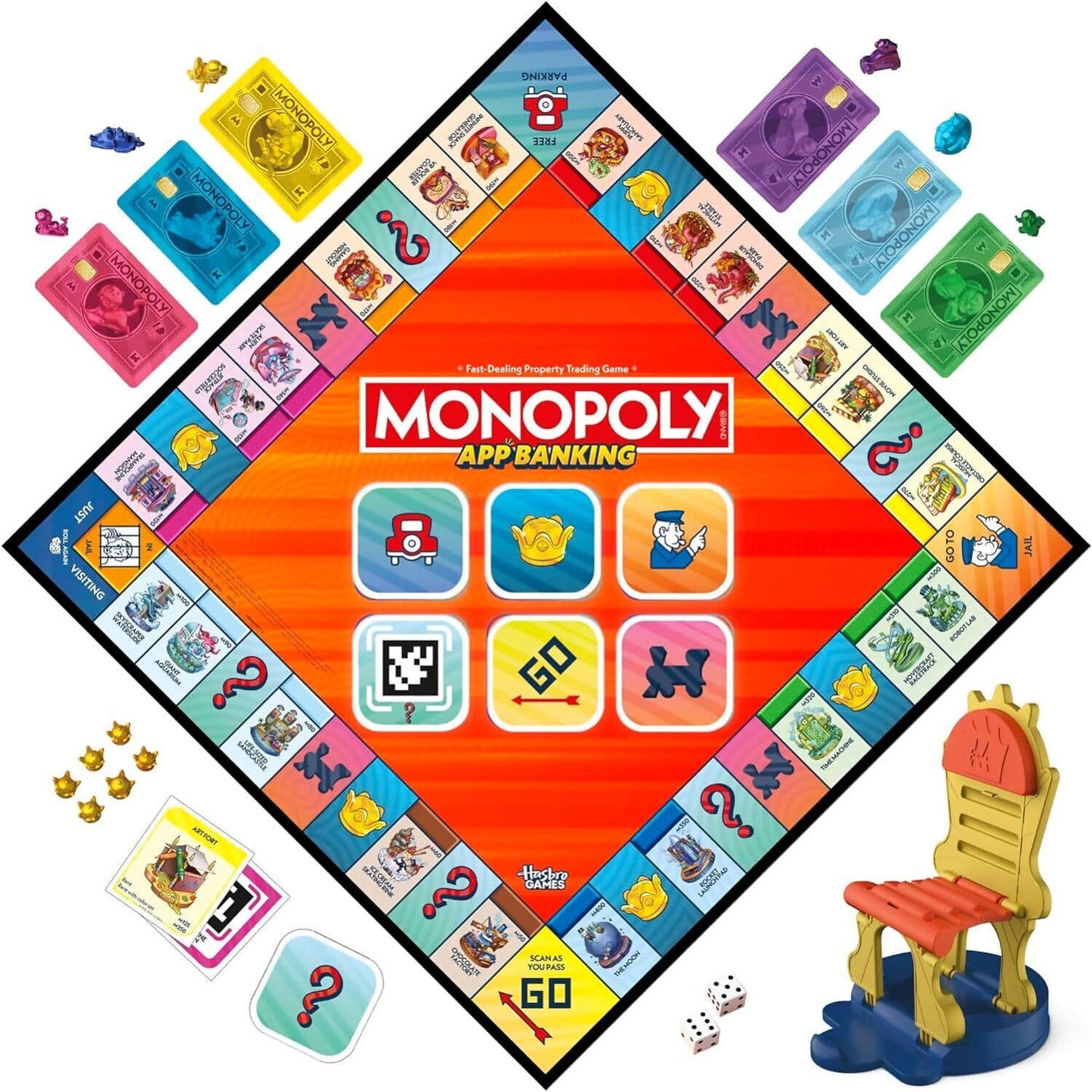 Hasbro -  Gaming - Monopoly App Banking Board Game