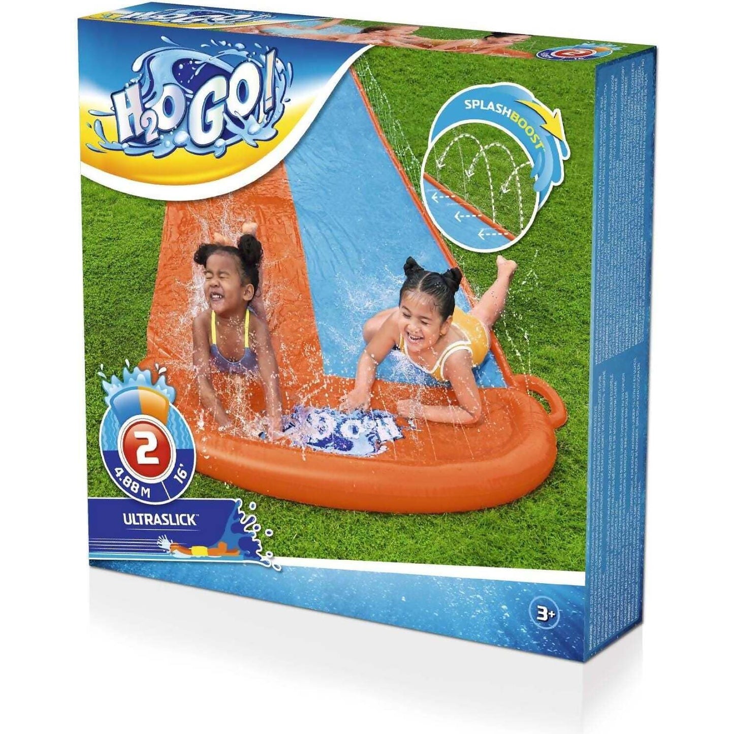 H2OGO - ! - Double Water Slip & Slide 16FT/4.88M