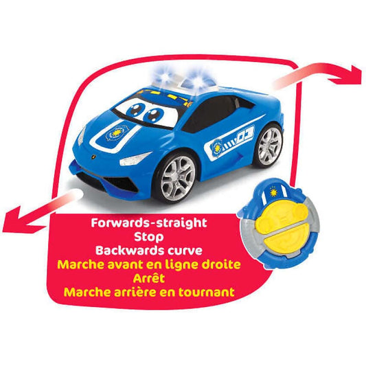 Dickie Toys - ABC Pauly Police Car Infrared Remote Control Vehicle 27cm