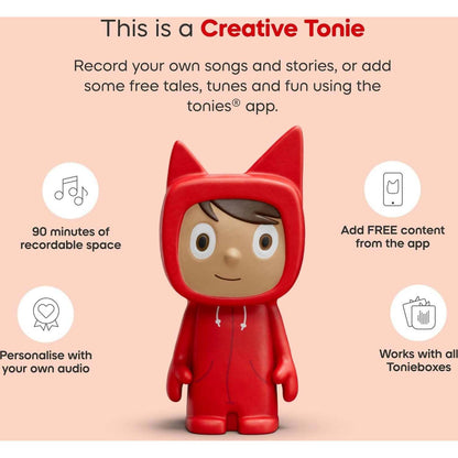 Tonies - Toniebox 2 Creative Tonie Rubie Starter Set - Sunset Red