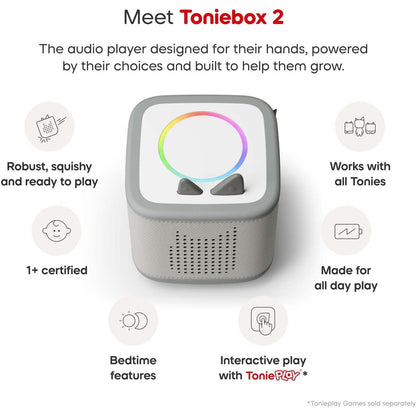 Tonies - Toniebox 2 Creative Tonie Rubie Starter Set - Moon Grey