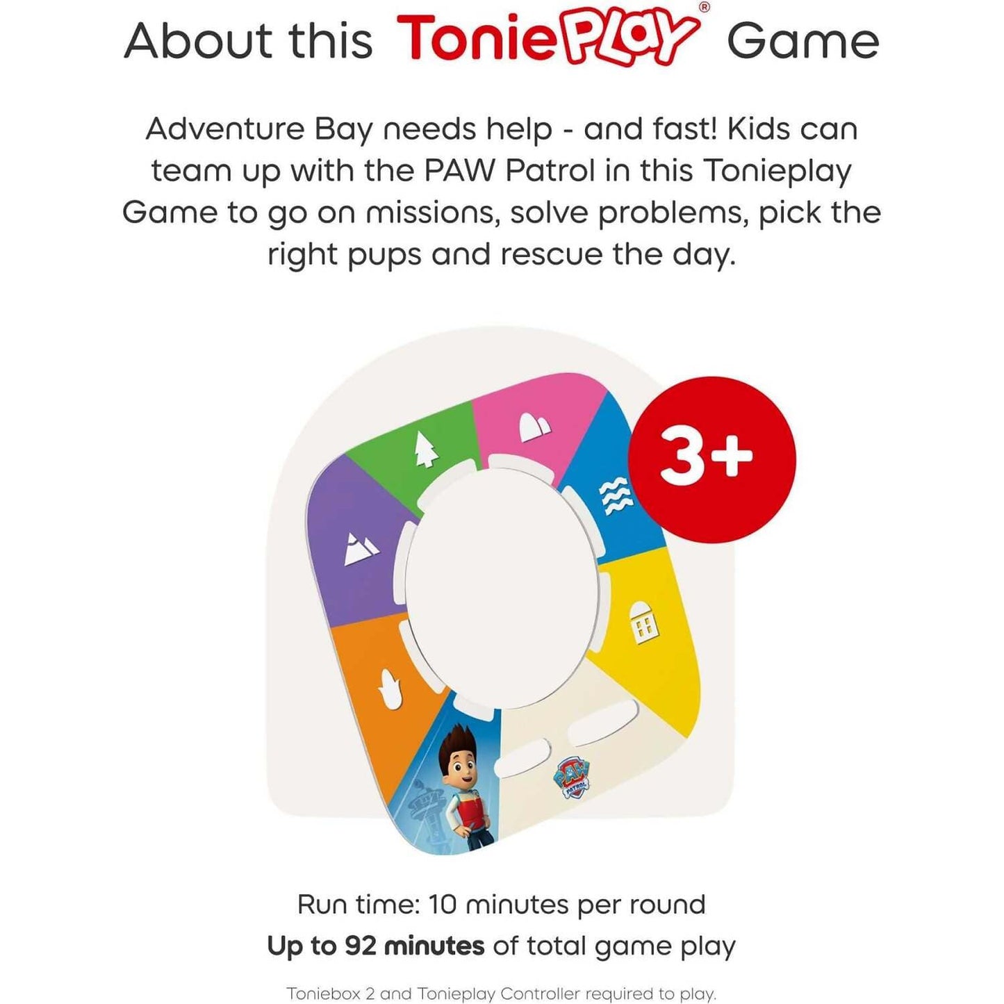 Tonies - Toniebox 2 PAW Patrol Full Play Set - Sunset Red