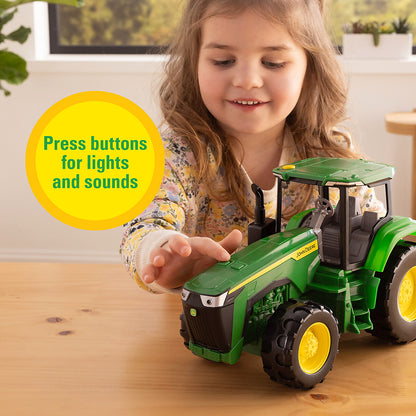 John Deere - Lights & Sounds Tractor Toy 12-Inches
