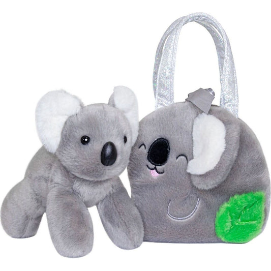 Cotton Candy - Fancy Pals Koala in Koala Bag