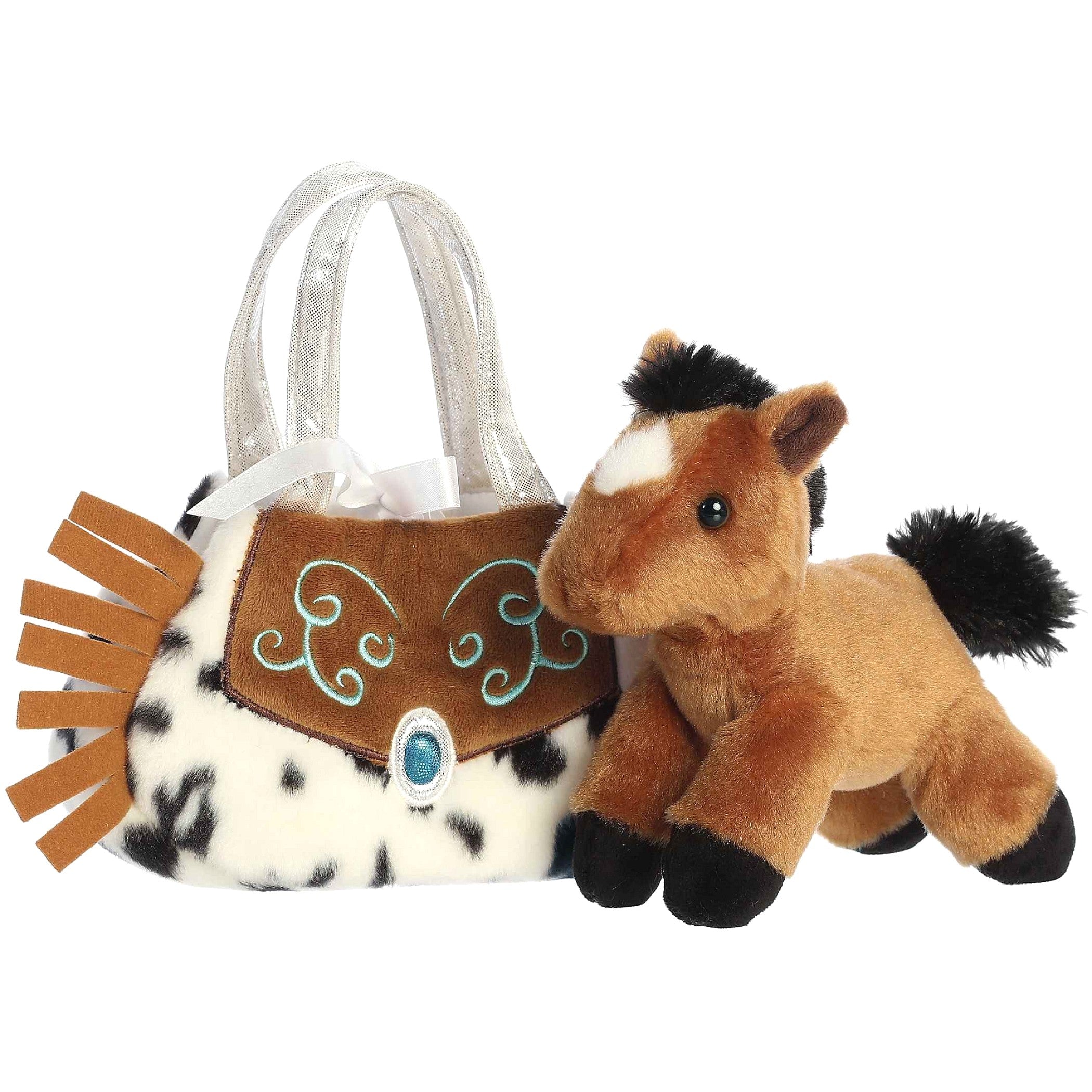 Cotton Candy - Fancy Pals Western Fringe Horse