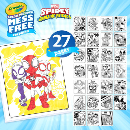 Crayola - Colour Wonder Activity Kit Marvel Spidey and his Amazing Friends