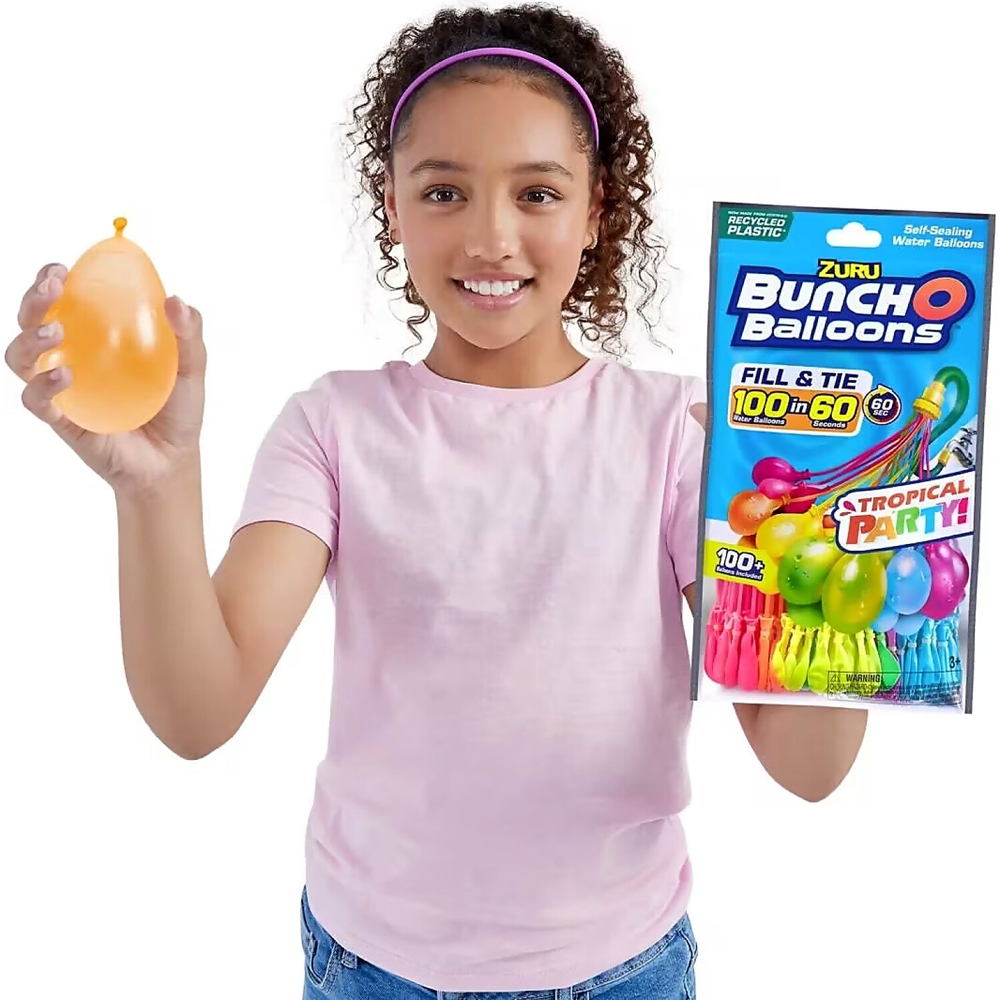 Zuru -  Bunch O Balloons - Tropical Party! Self-Sealing Water Balloons