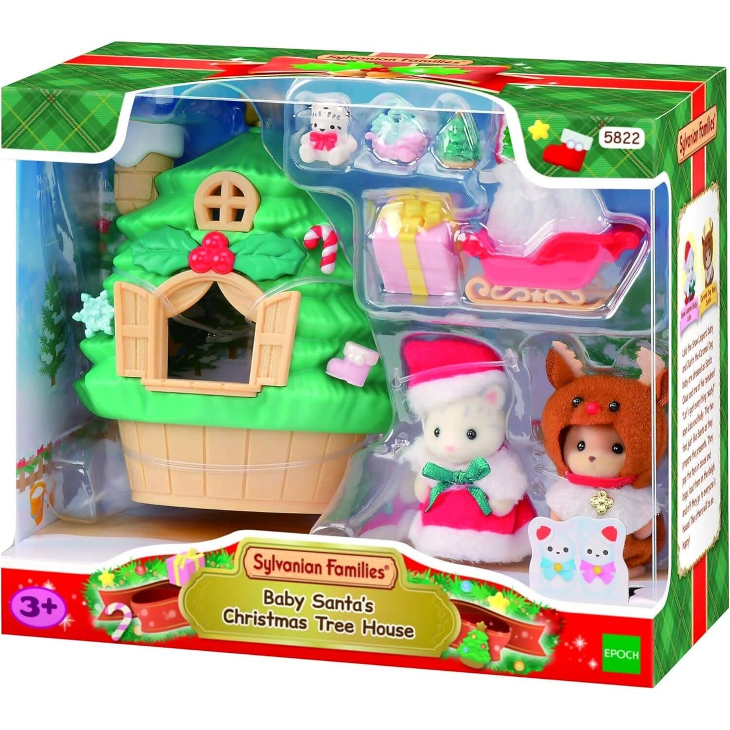Sylvanian Families - Baby Santa's Christmas Tree House