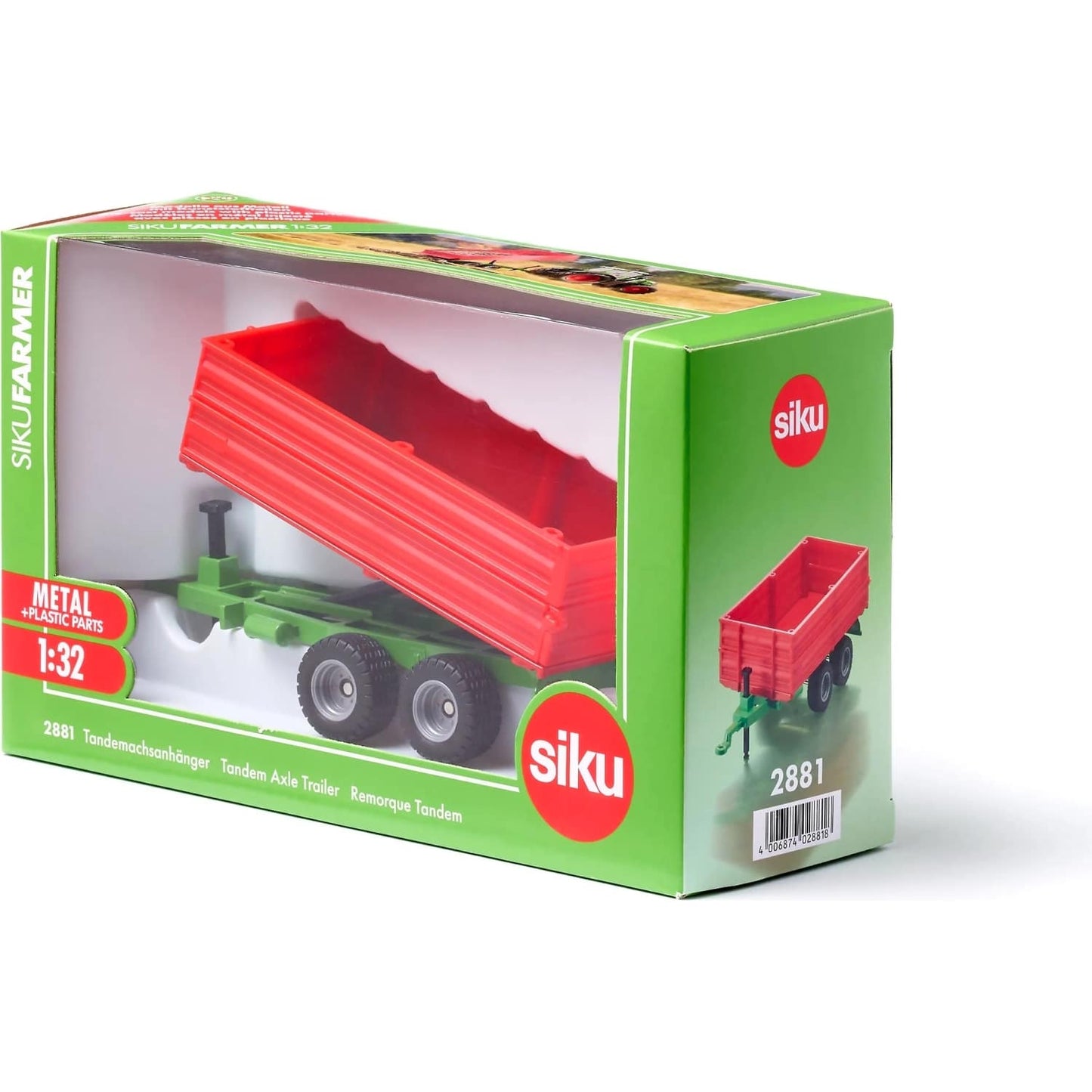 Siku - Tandem Axle Trailer 1:32