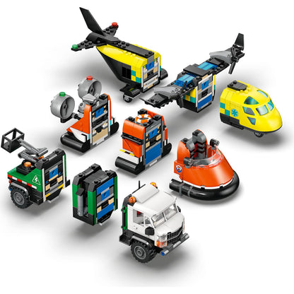 LEGO 60505 Airplane Service Truck & Hovercraft Remix - City