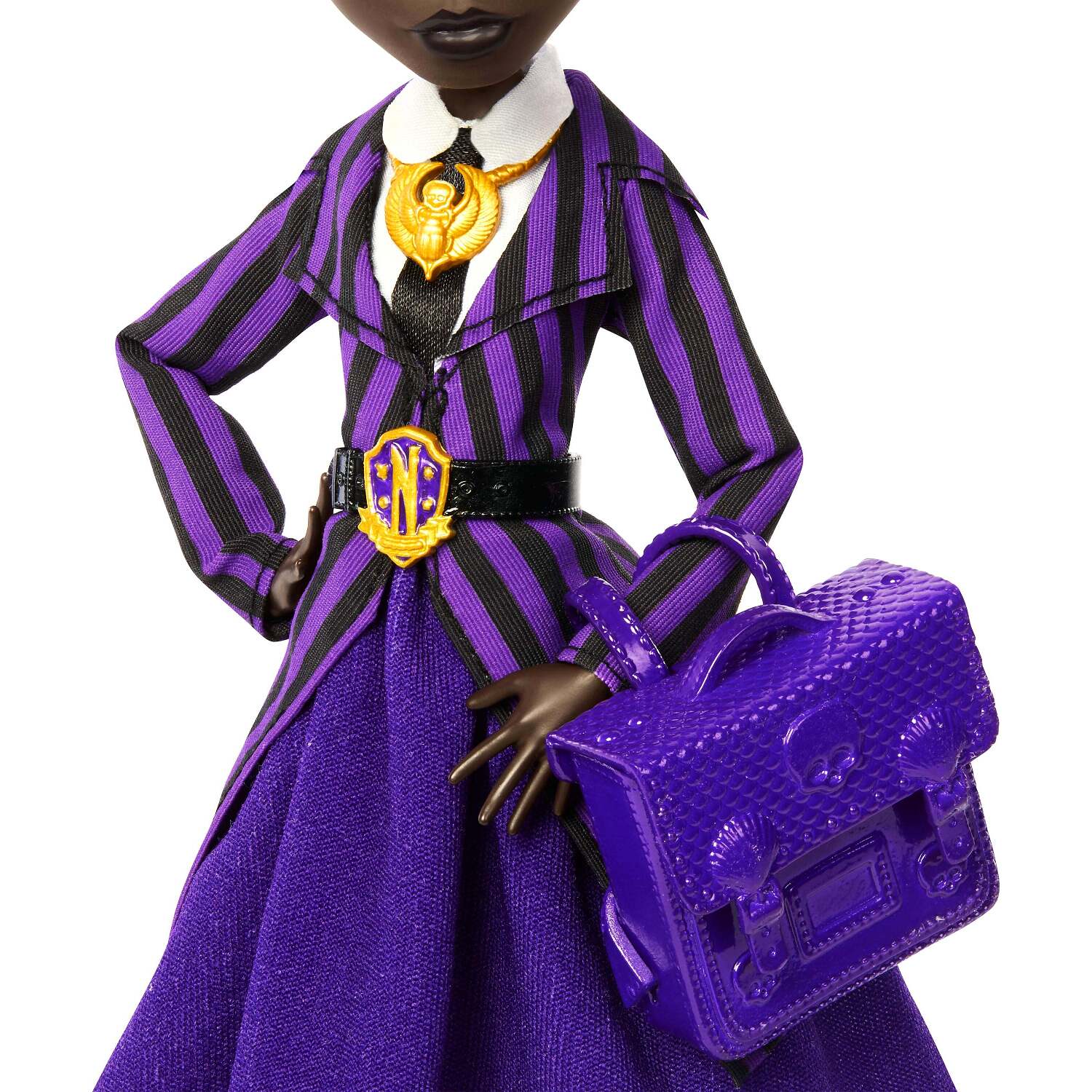 Monster High - X Wednesday Collectible Doll Bianca Barclay in Nevermore Academy Uniform - Mattel