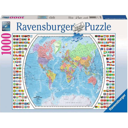 Ravensburger - Political World Medium Jigsaw Puzzle 1000 Pieces