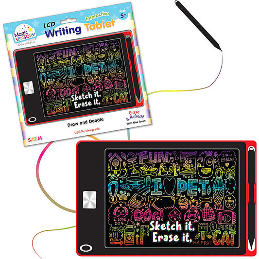 Magic Sensory - Interactive LCD Writing Tablet 8.5-inch - Red Pet