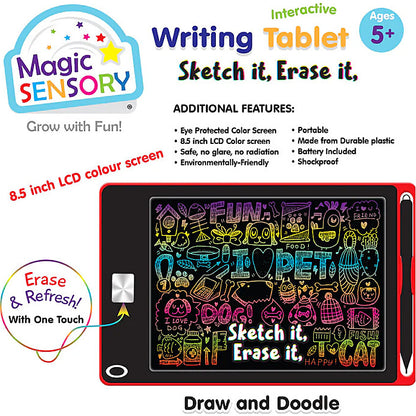 Magic Sensory - Interactive LCD Writing Tablet 8.5-inch - Red Pet