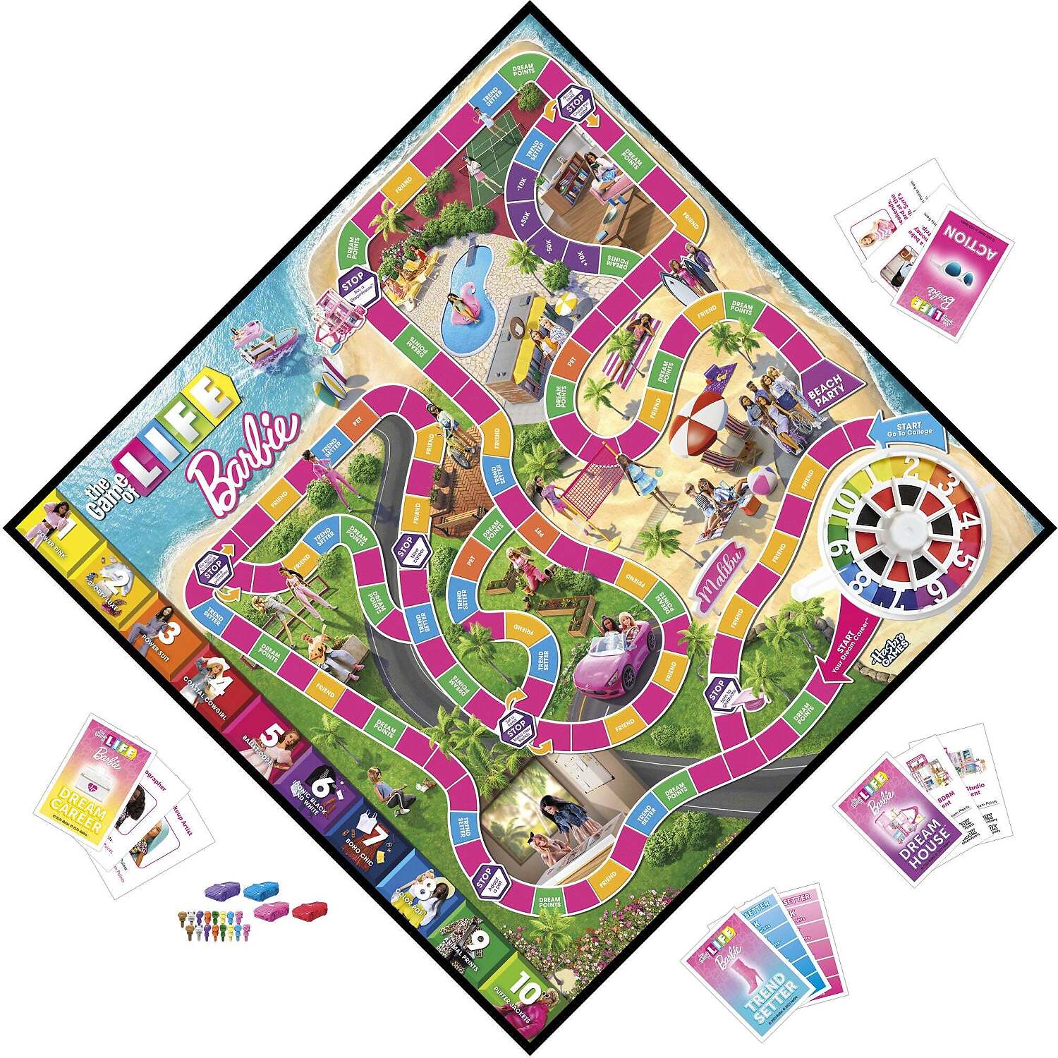 Hasbro Games - The Game of LIFE - Barbie