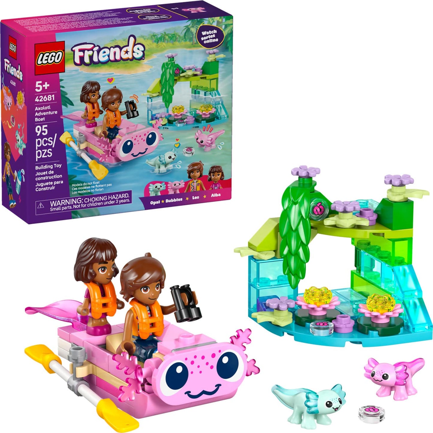 LEGO 42681 Axolotl Adventure Boat - Friends