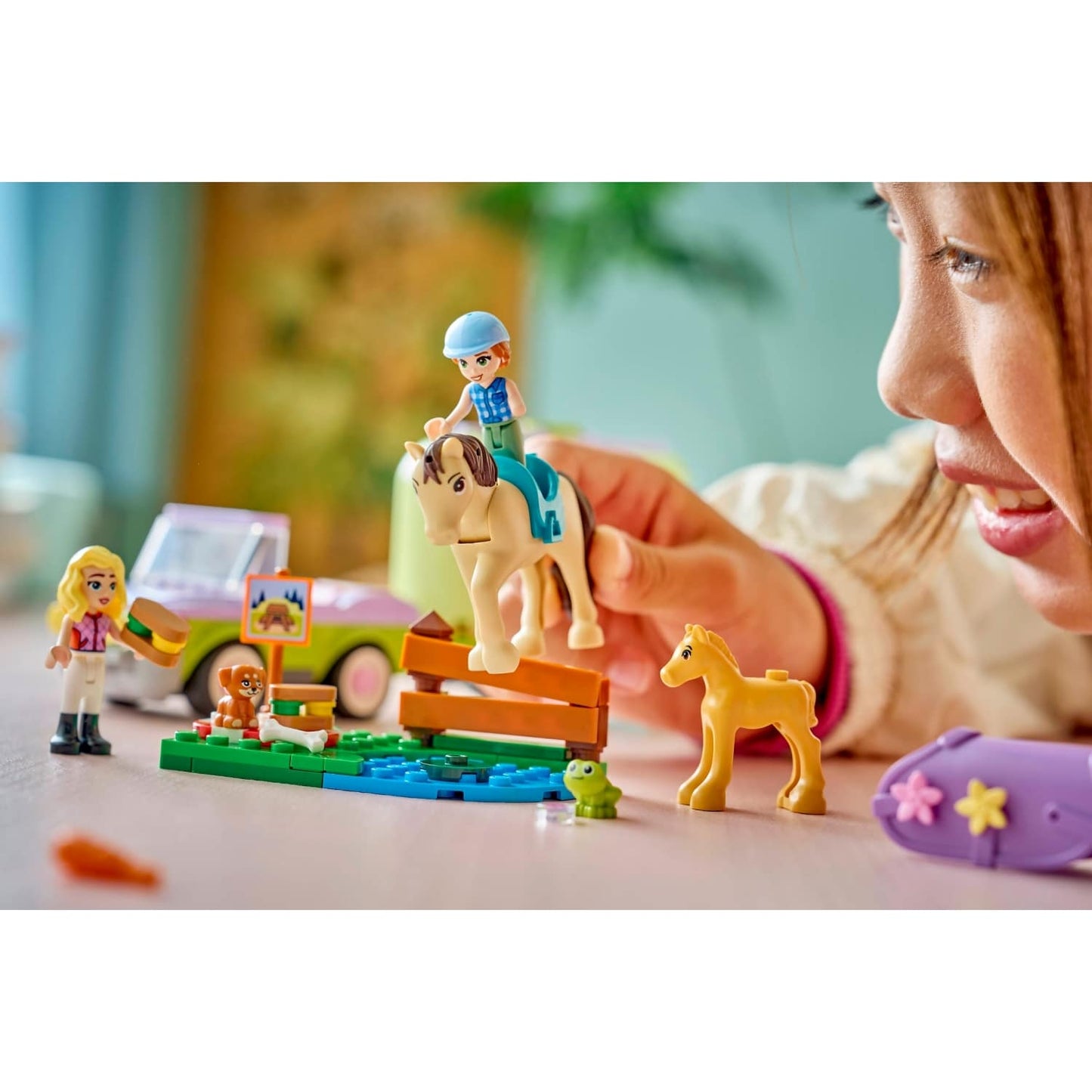 LEGO 42695 Horse & Baby Foal Trailer - Friends