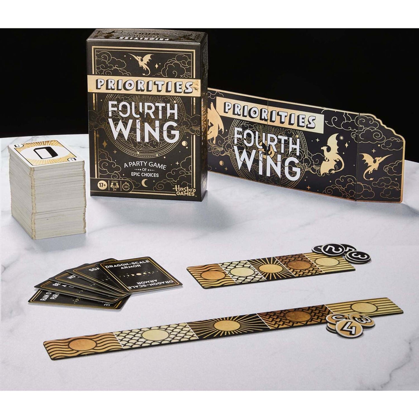 Hasbro -  Games - Priorities Fourth Wing Edition Card Game