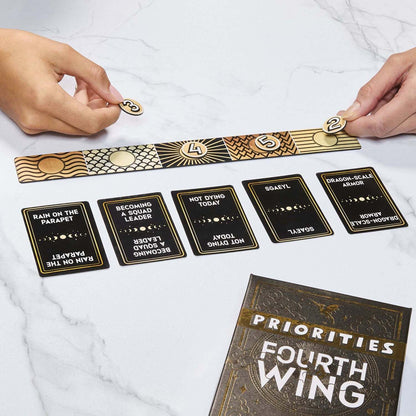 Hasbro -  Games - Priorities Fourth Wing Edition Card Game