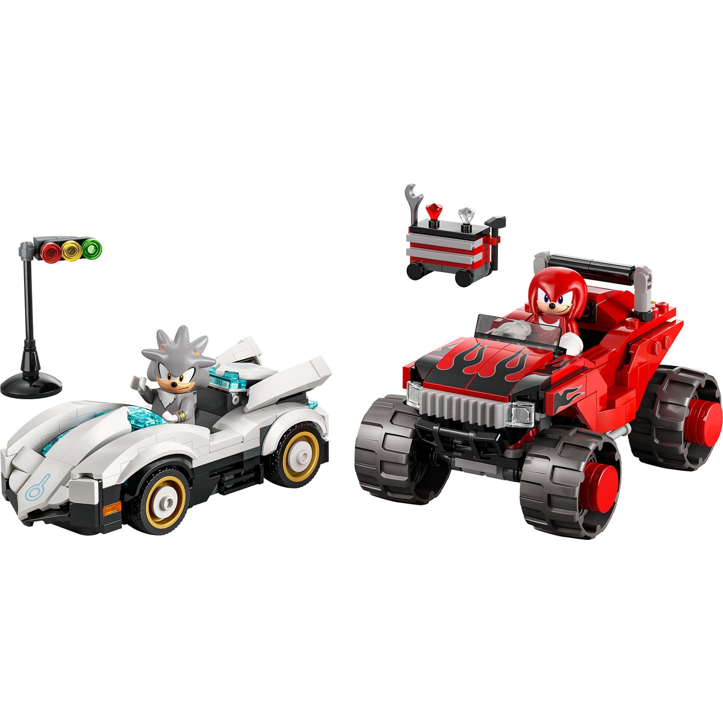 LEGO 77118 Silver's Car vs. Knuckles Monster Truck - Sonic the Hedgehog