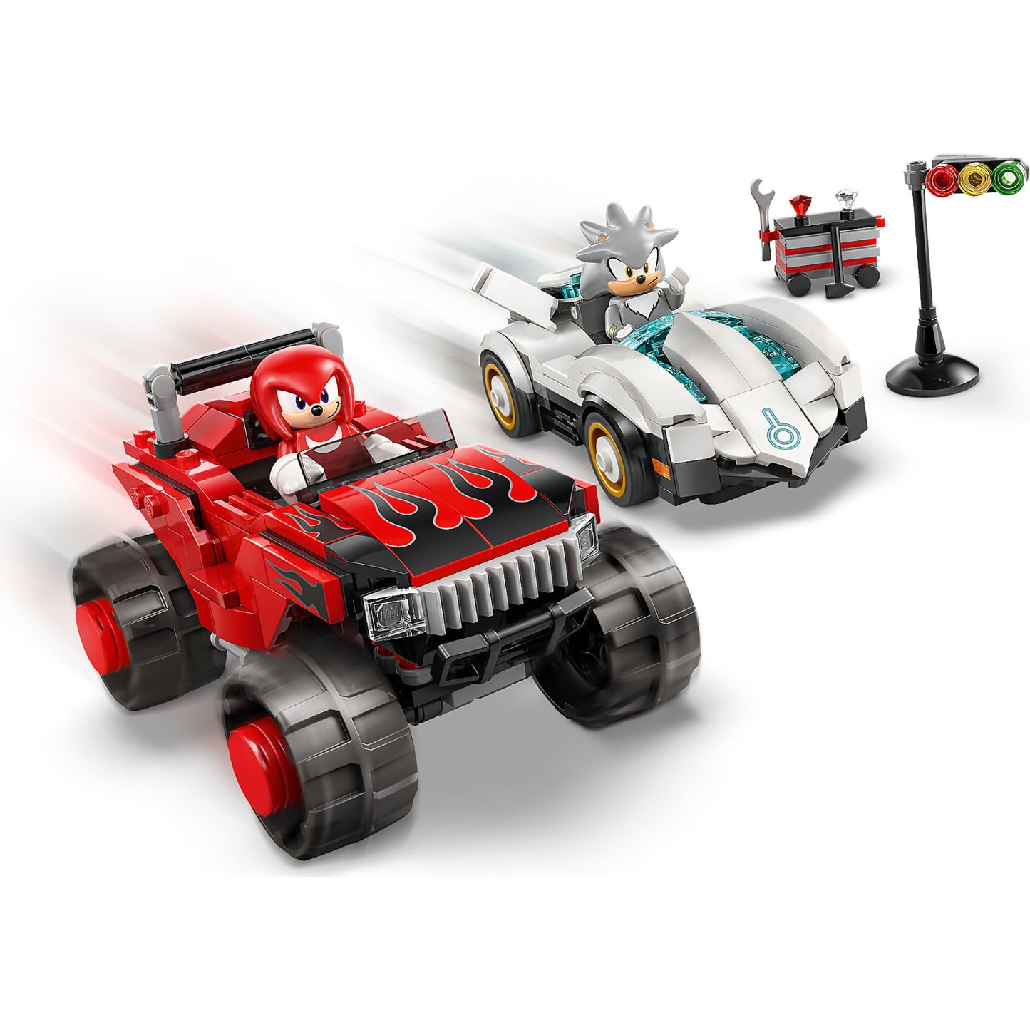 LEGO 77118 Silver's Car vs. Knuckles Monster Truck - Sonic the Hedgehog