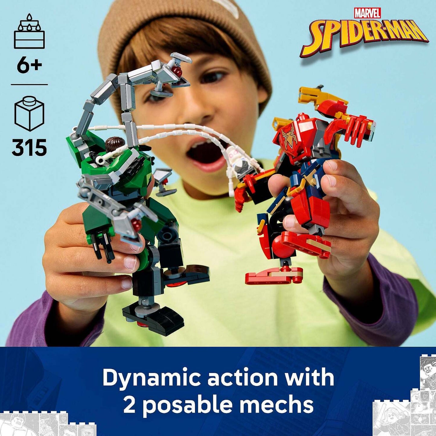 LEGO 76338 Mech Battle: Spider-Man vs. Doc Ock - Marvel Super Heroes