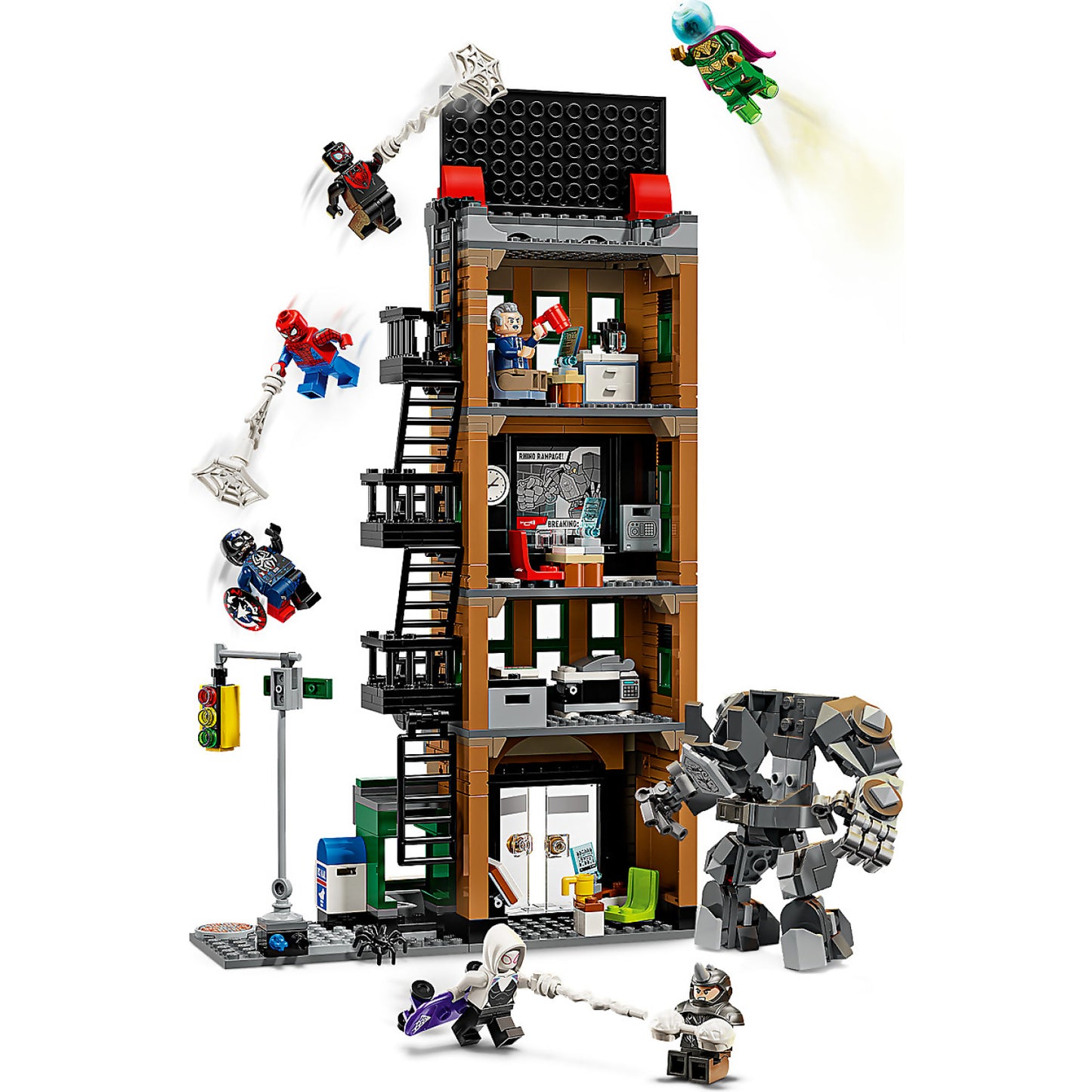 LEGO 76342 Spider-Man vs. Mysterio: The Daily Bugle - Marvel Super Heroes