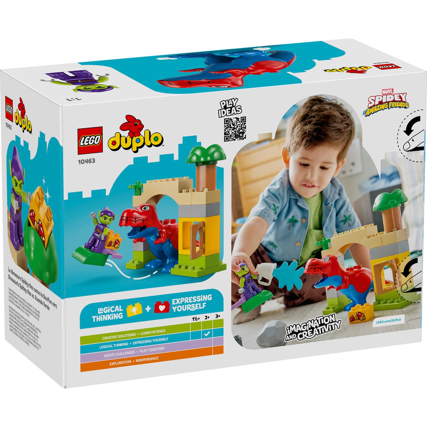 LEGO 10463 Dinosaur Spidey-Rex vs. Green Goblin - Duplo
