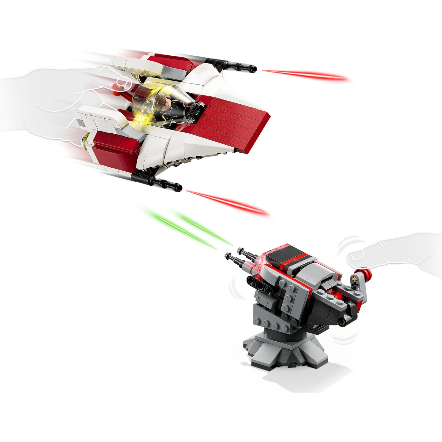 LEGO 75427 SMART Play™: Throne Room Duel & A-Wing™ - Star Wars