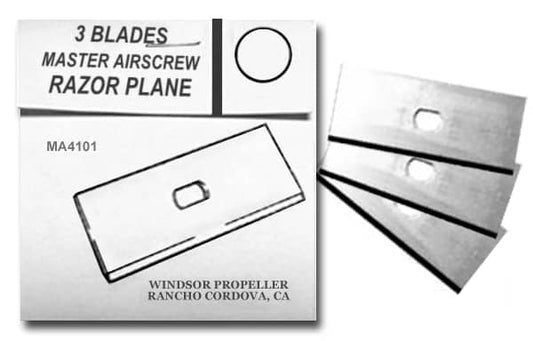 MASTER AIRSCREW -  RAZOR PLANER BLADES 3PCS MA4101