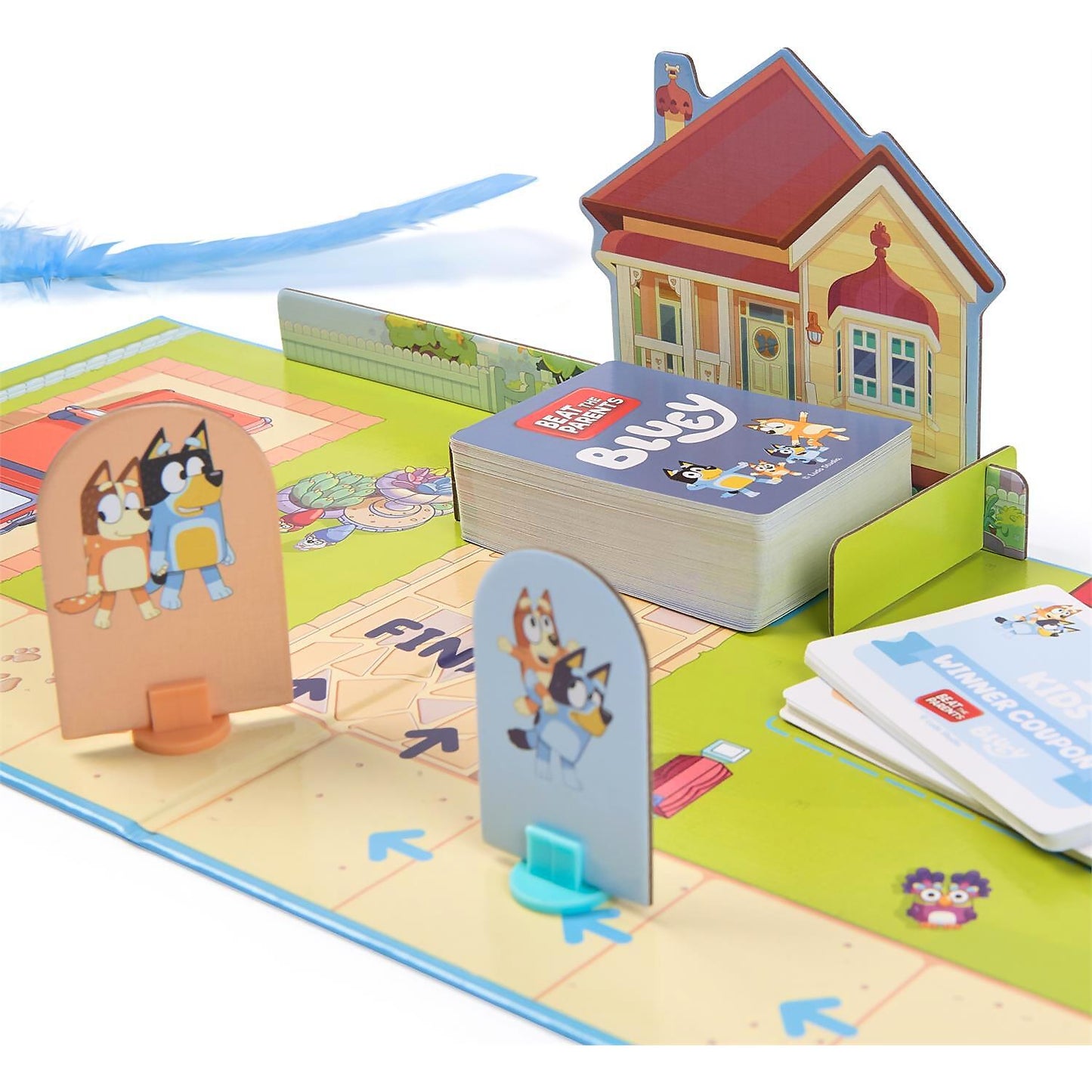 Spin Master -  Games - Bluey Beat the Parents Family Board Game