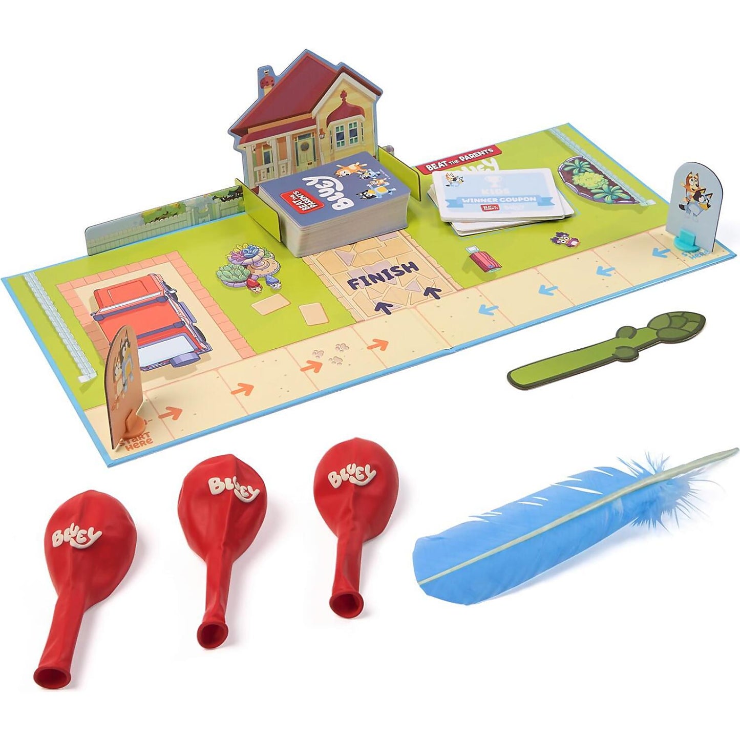 Spin Master -  Games - Bluey Beat the Parents Family Board Game