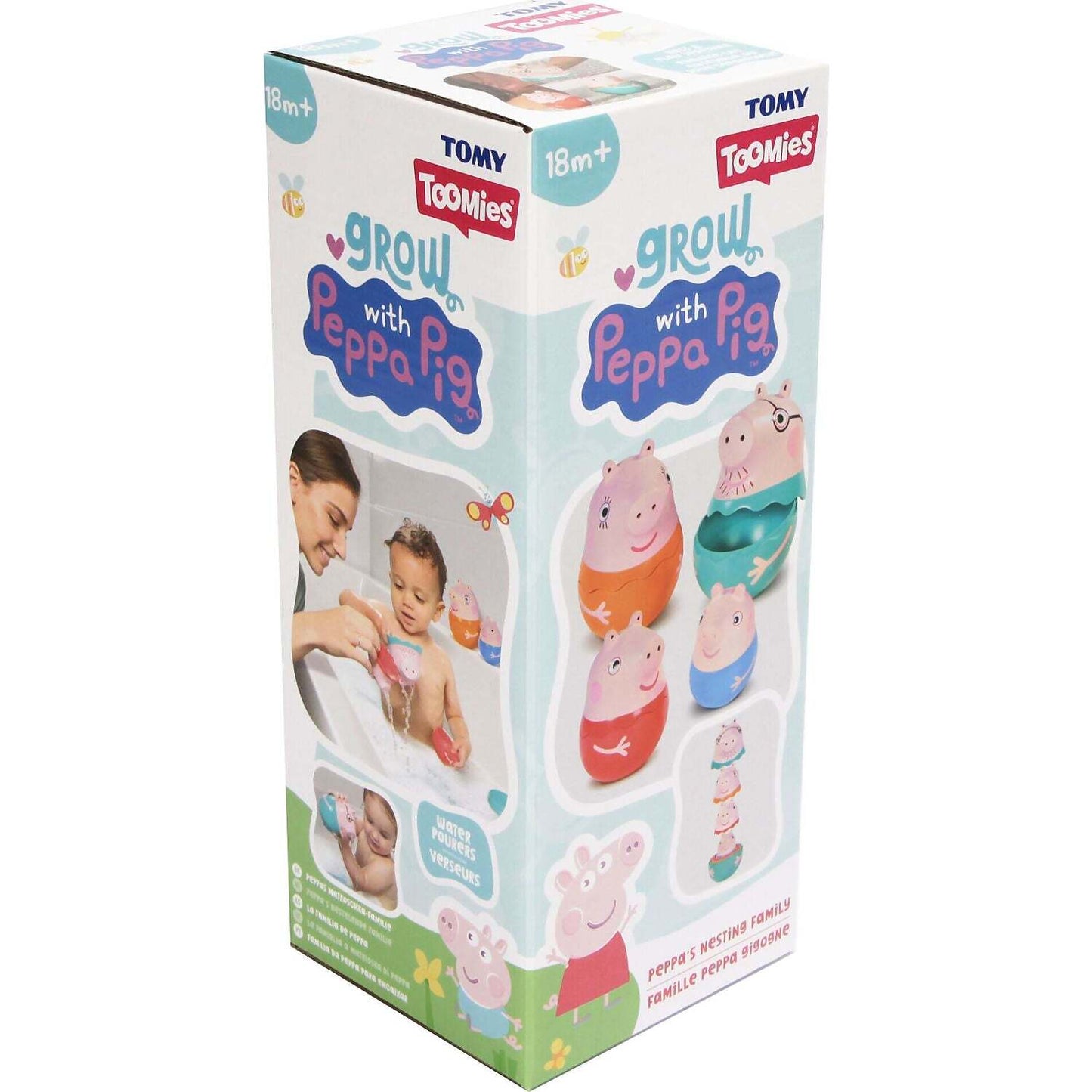 TOMY -  Toomies - Peppa Pig Peppa's Nesting Family