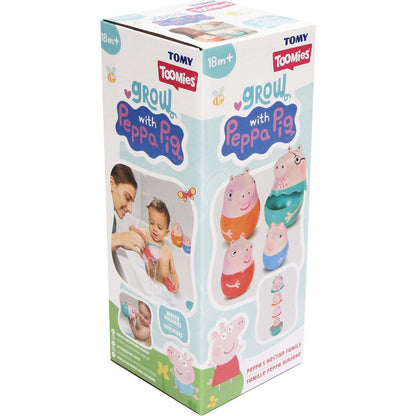 TOMY -  Toomies - Peppa Pig Peppa's Nesting Family