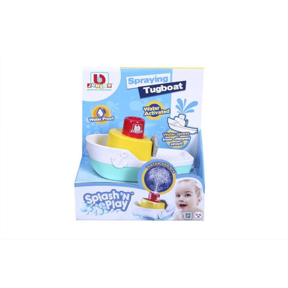 Bburago -  Junior Splash N Play Spraying Tugboat