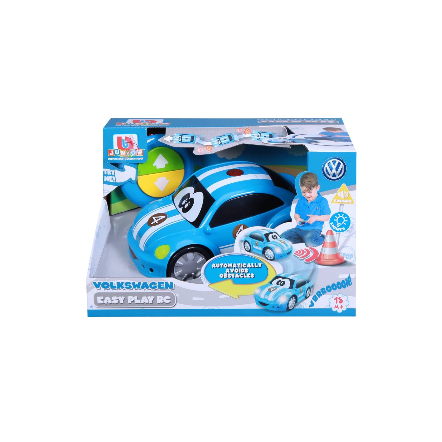 Bburago -  Baby Junior Easy Play Rc Beetle Volkswagen Blue