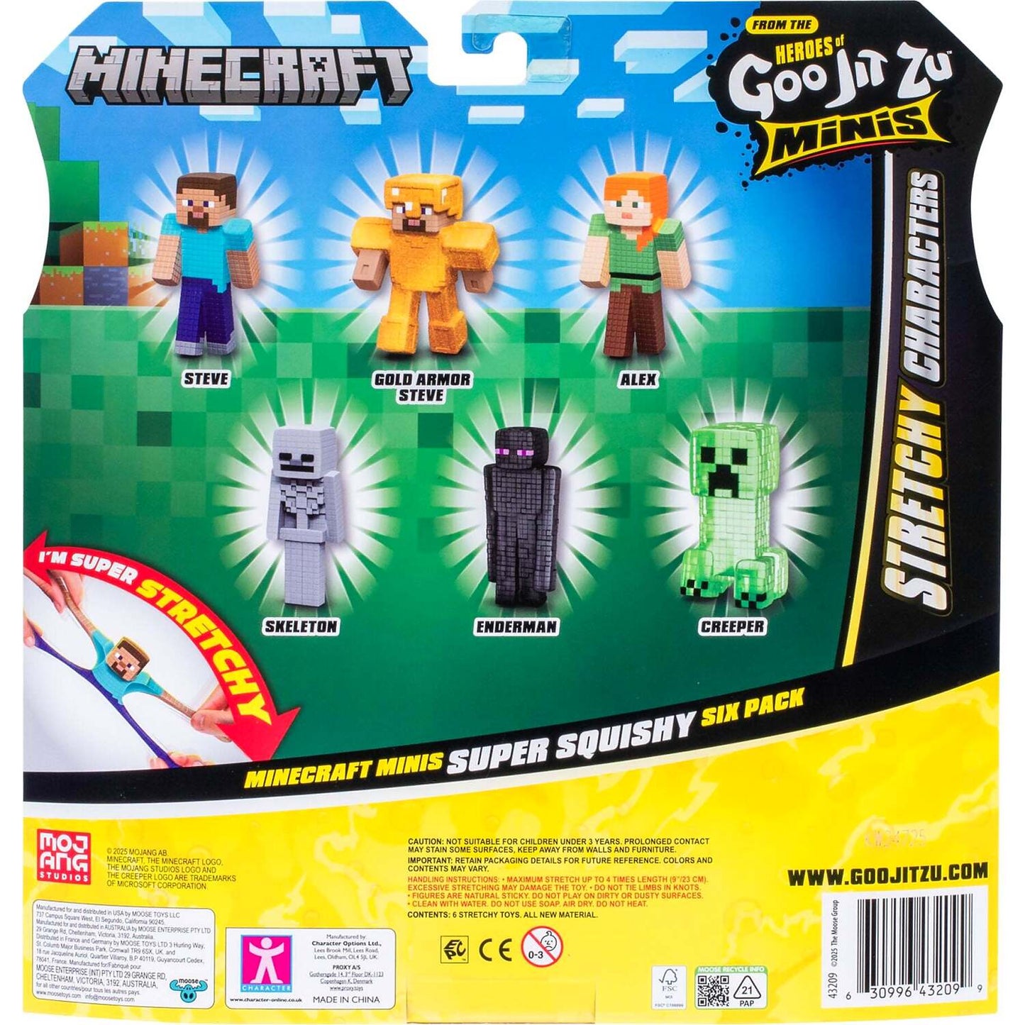 Heroes of Goo Jit Zu - Minecraft Minis 6pk