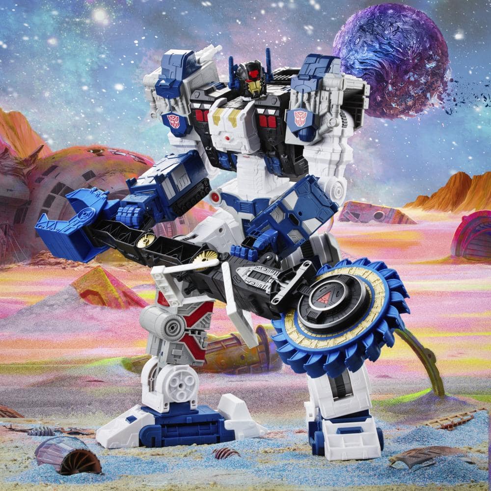 Transformers -  Generations Legacy Series Titan Cybertron Universe Metroplex Action Figure Hasbro