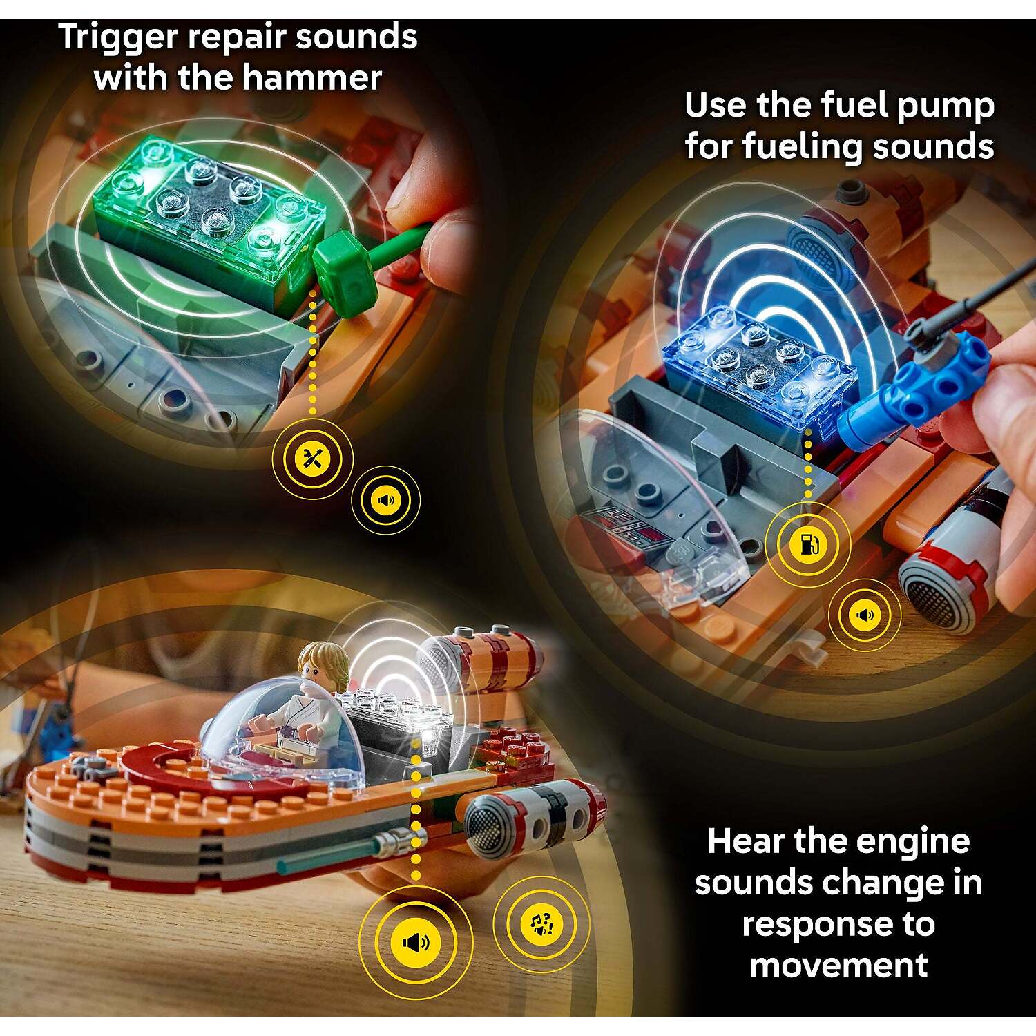 LEGO 75420 SMART Play Compatible: Luke's Landspeeder - Star Wars