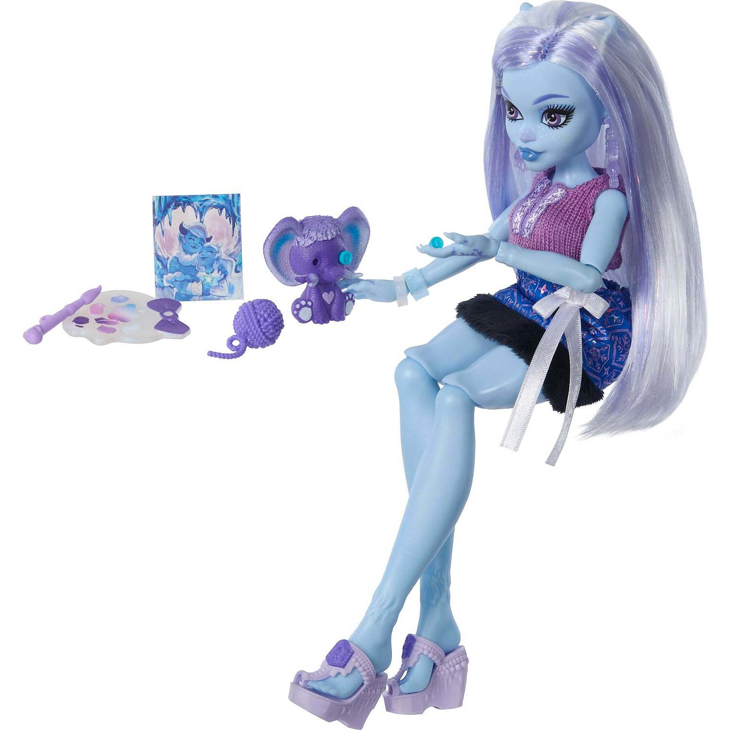 Monster High - Self-Scare Secrets Abbey Bominable Fashion Doll with 13 Surprises - Mattel